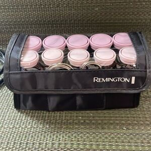 Remington H1018 Compact Ceramic Hair Rollers, 1-1 ¼" 10 Piece Set Travel Case